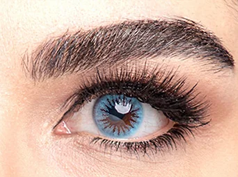 لنز رنگی روزانه گلامور Glamour_blue1