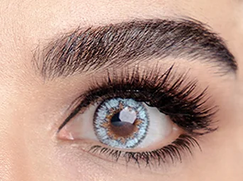 لنز رنگی روزانه گلامور Glamour_blue5