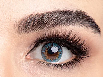 لنز رنگی روزانه گلامور Glamour_blue6