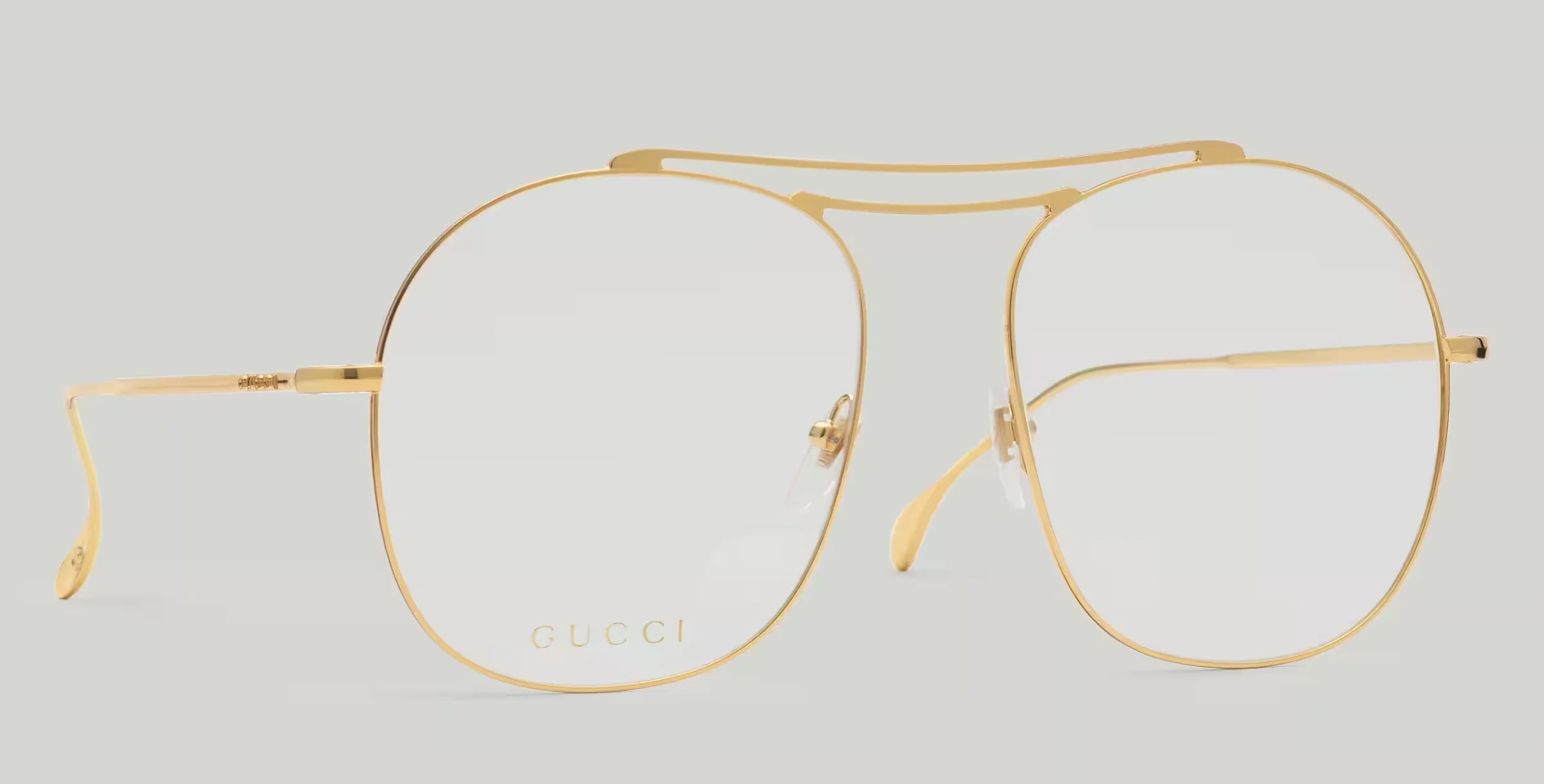 عینک فلزی گرد Gucci