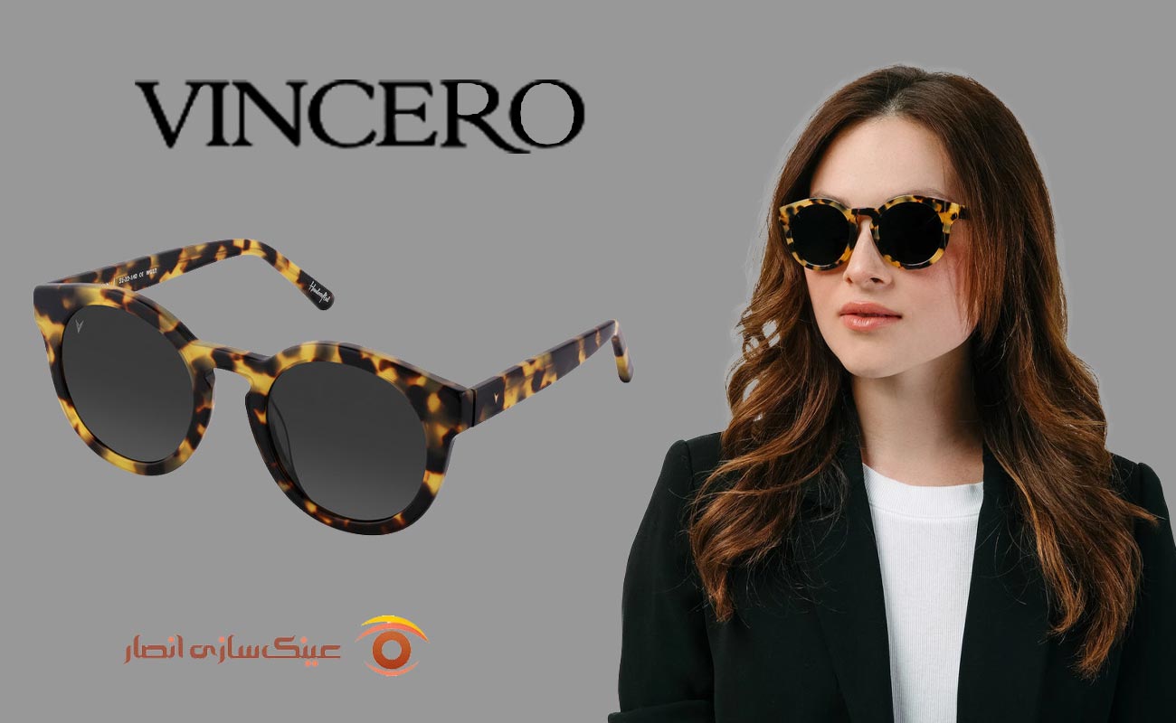 عینک آفتابی گرد استات برند Vincero
